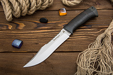 Нож Акела (95Х18, Наборная кожа, Текстолит)