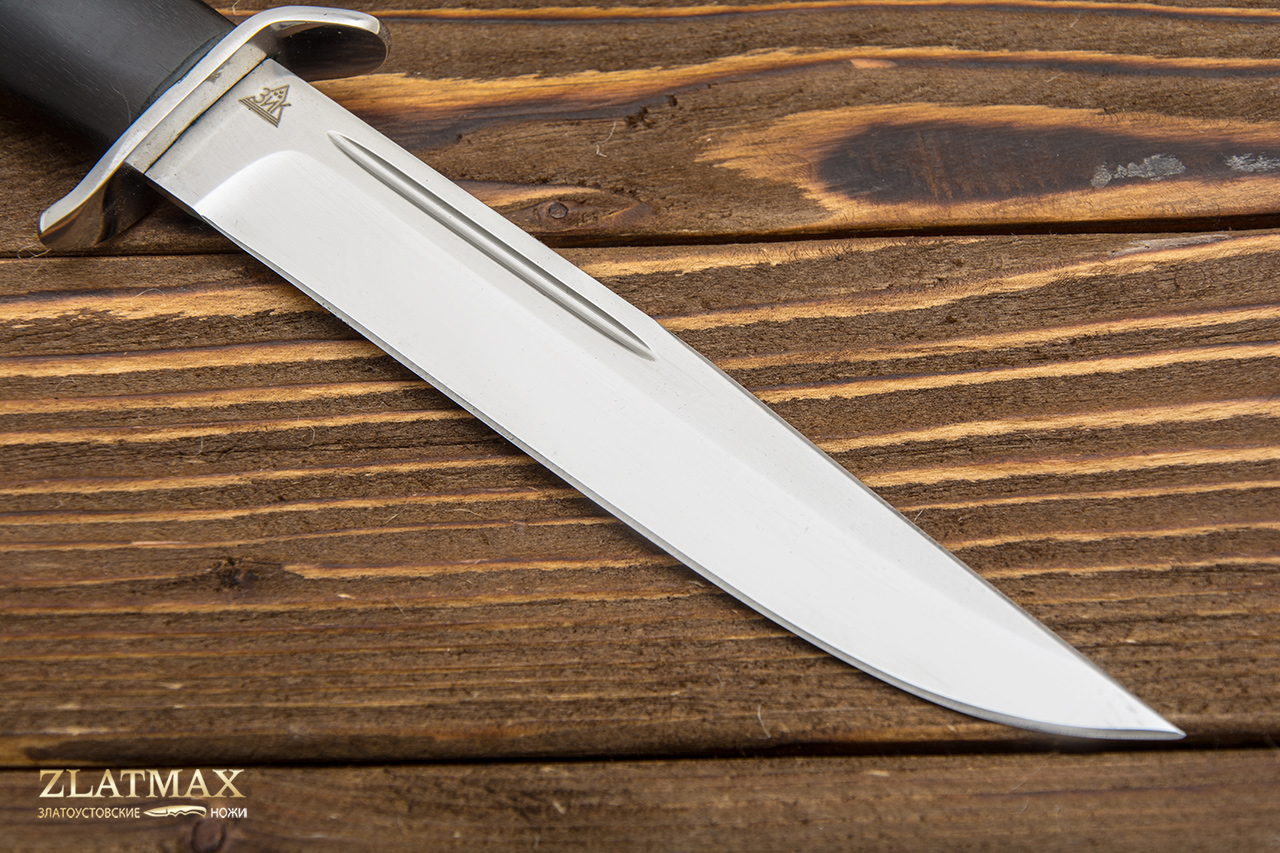 Нож Воин (95Х18, Граб, Нержавеющая сталь, Текстолит)