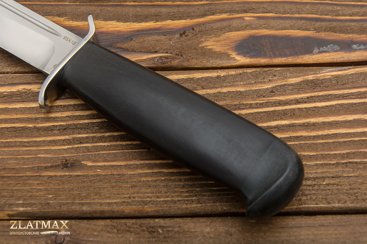 Нож Воин (95Х18, Граб, Нержавеющая сталь, Текстолит)