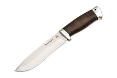 Нож Дуплет (95Х18, Наборная кожа, Алюминий)