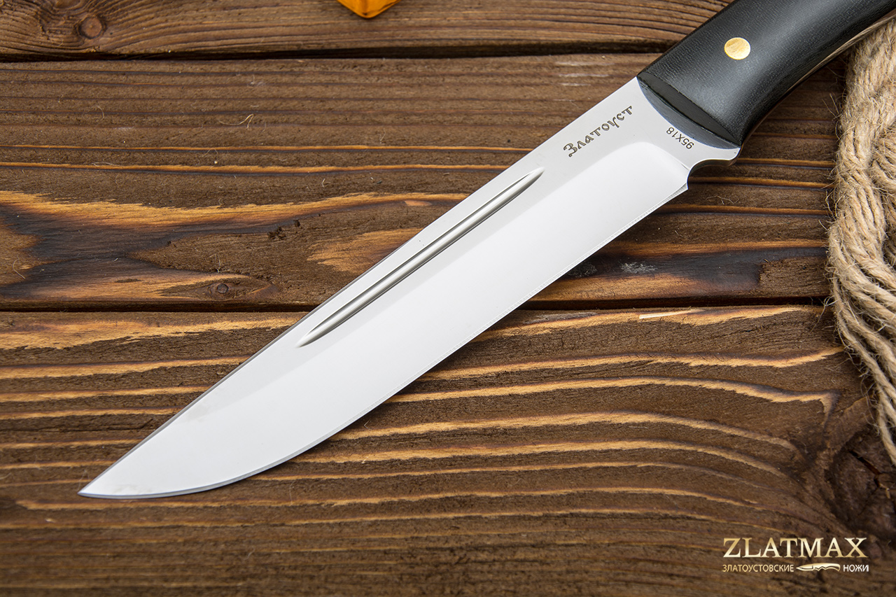 Нож Куница (95Х18, Накладки текстолит)