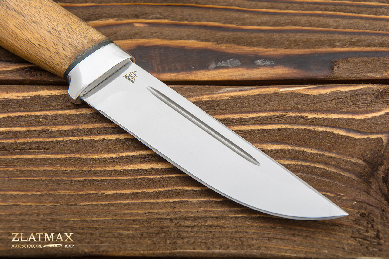 Нож Куница-2 (95Х18, Орех, Алюминий)