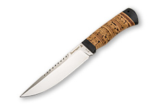 Нож Перо (95Х18, Наборная береста, Текстолит)