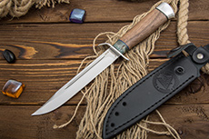 Нож Разведчика (95Х18, Комбинированная, Нержавеющая сталь, Алюминий)