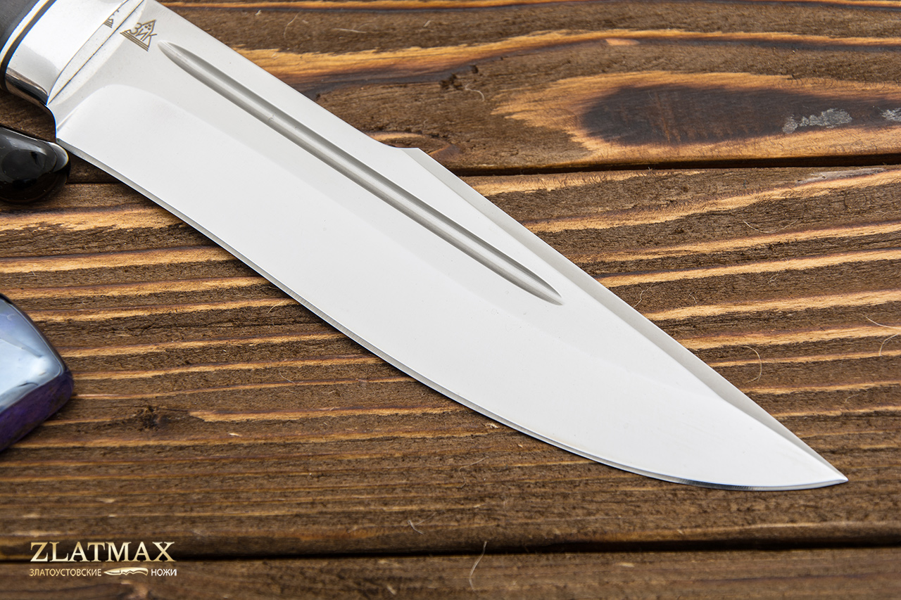 Нож Хищник (95Х18, Комбинированная люкс, Алюминий)