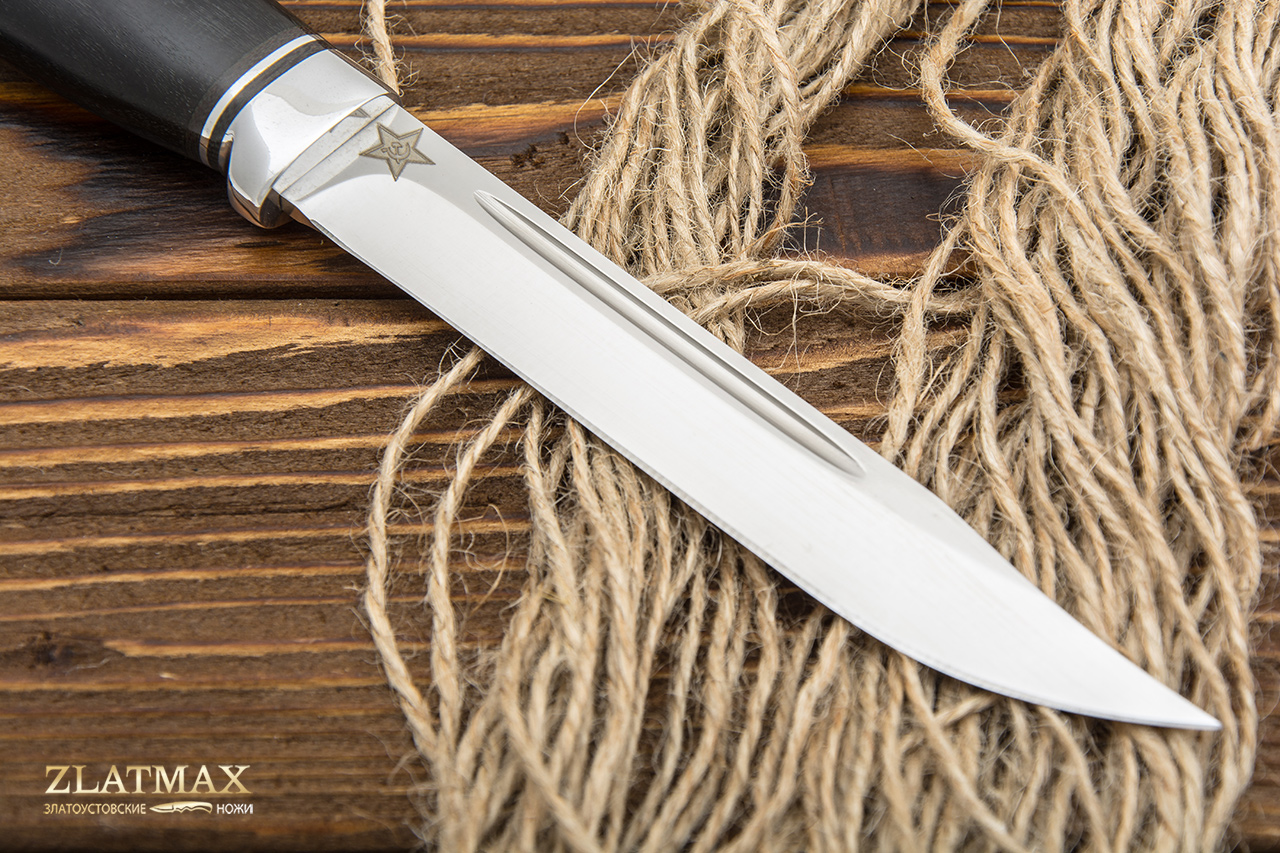 Нож Финка Тайга (95Х18, Граб, Алюминий)