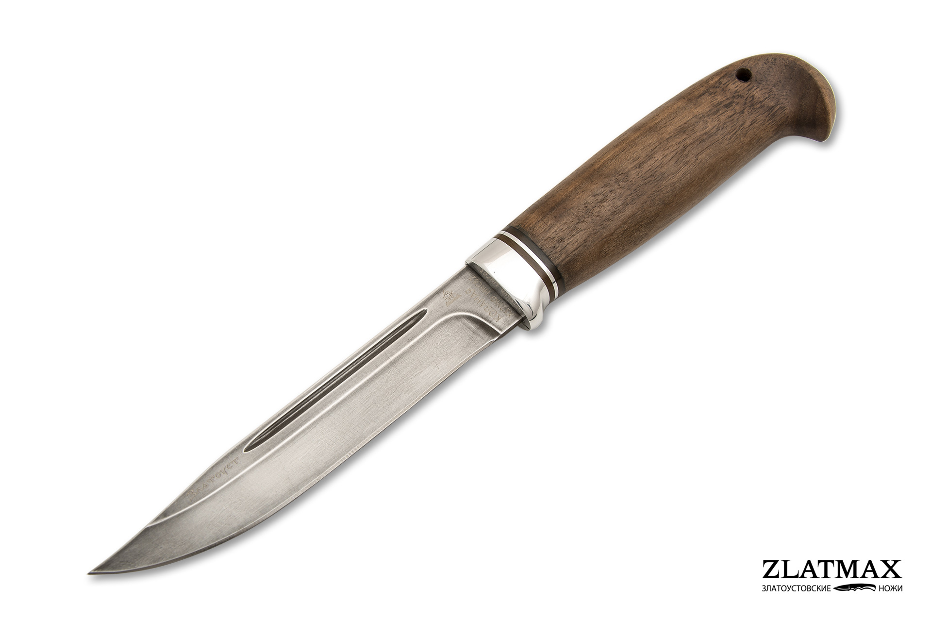 Нож Финка Тайга (Х12МФ, Орех, Алюминий) фото-01