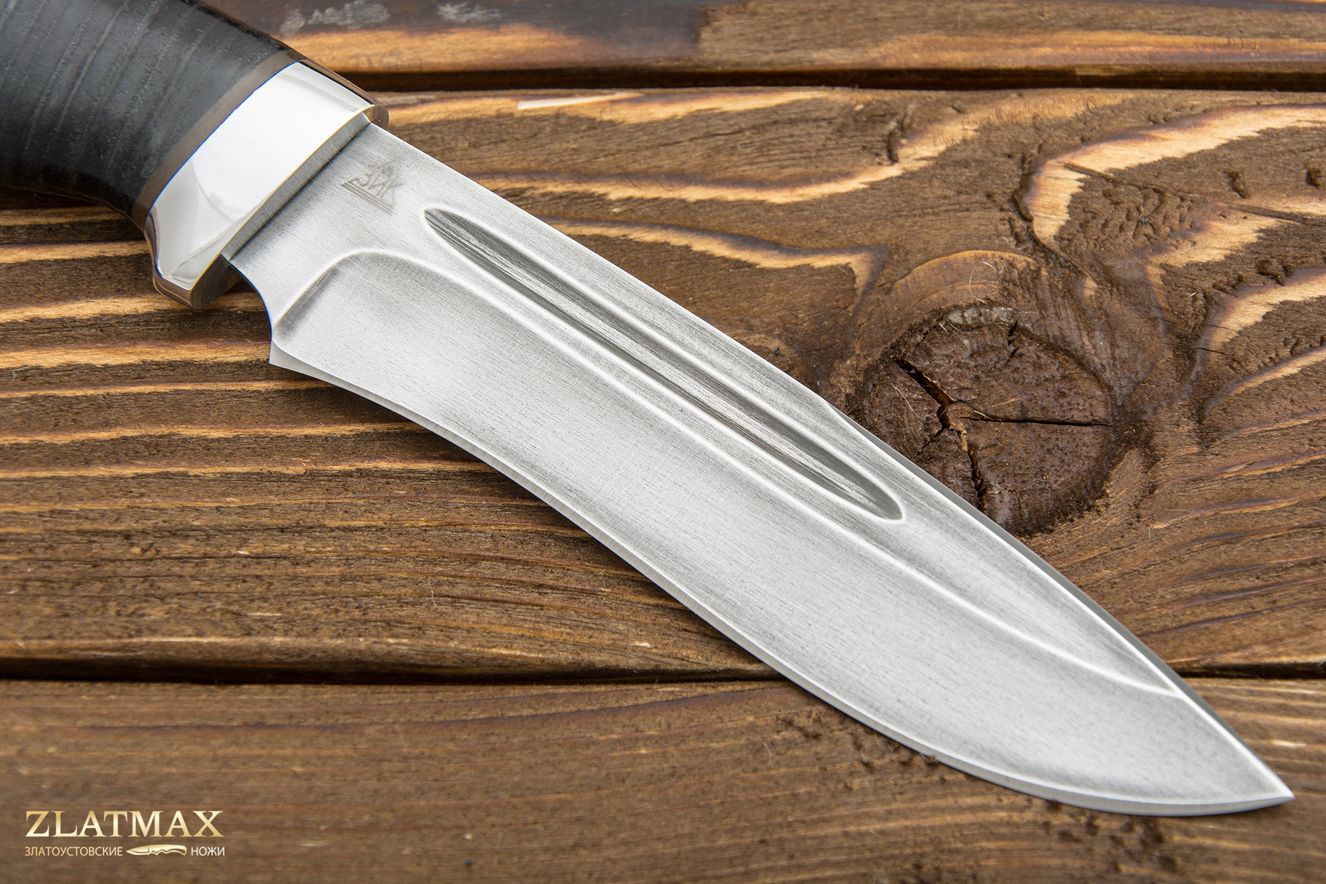 Нож Кондор-2 (Х12МФ, Наборная кожа, Алюминий)