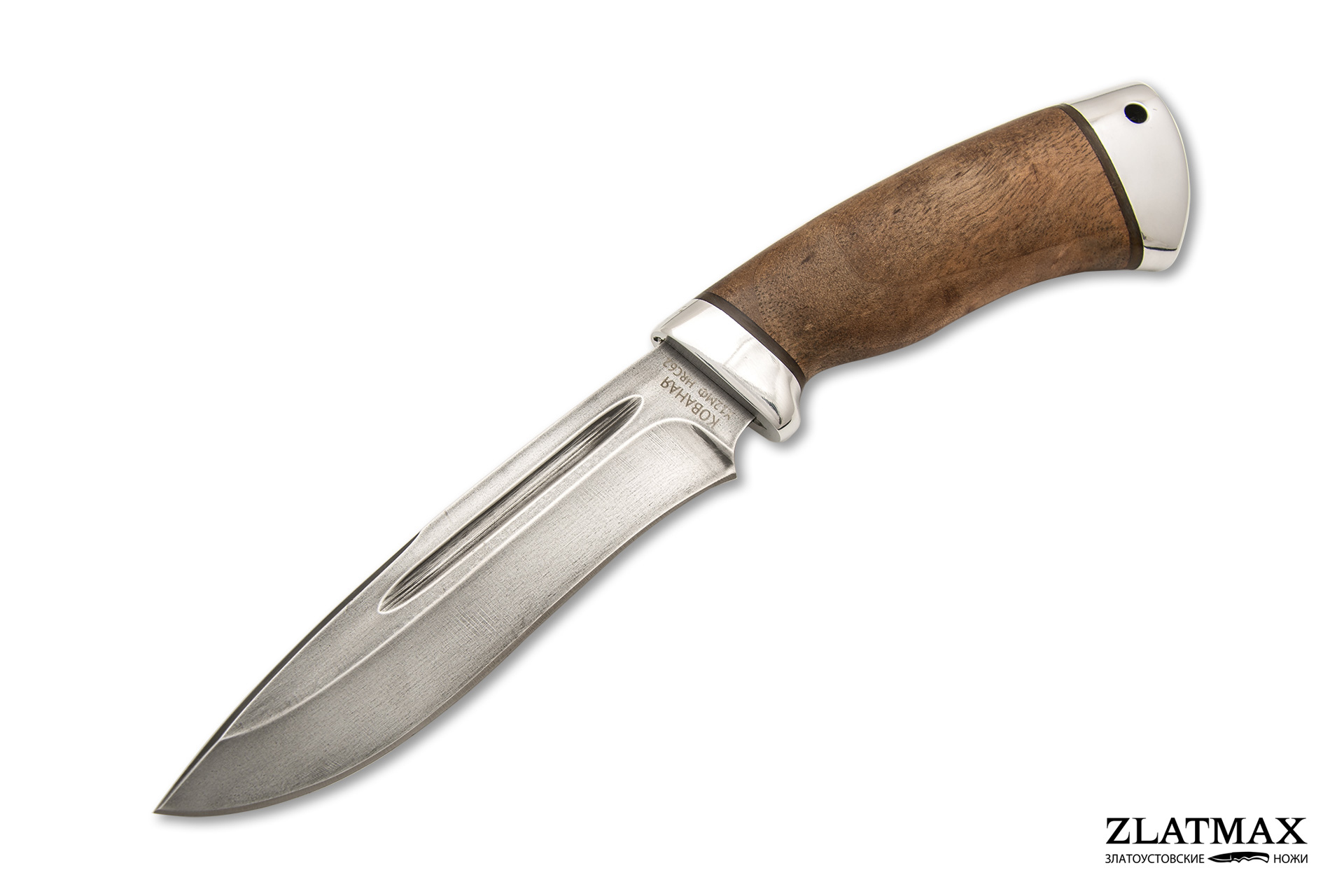 Нож Кондор-2 (Х12МФ, Орех, Алюминий)