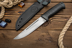 Нож Куница (Х12МФ, Наборная кожа, Текстолит)