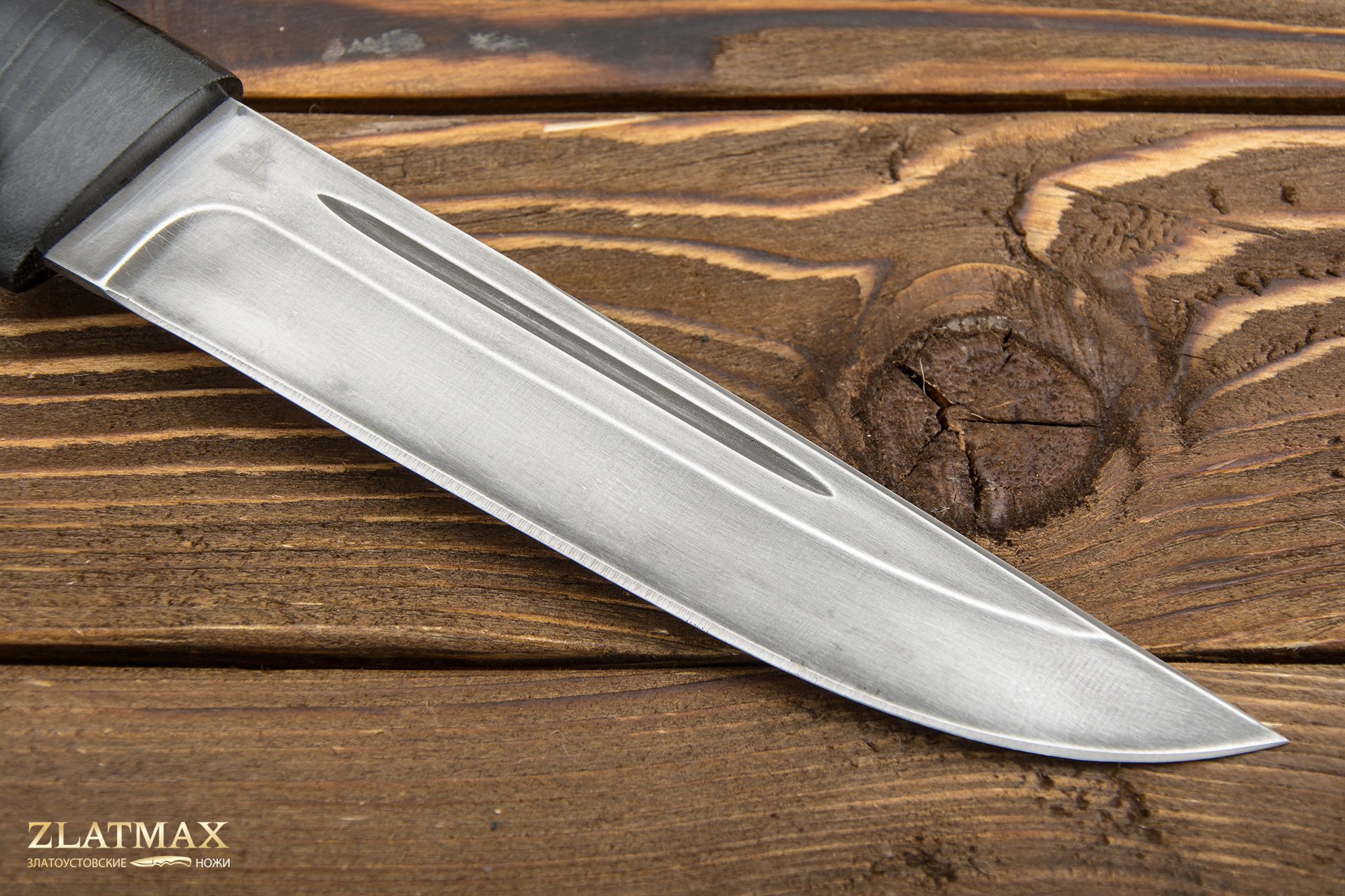 Нож Куница (Х12МФ, Наборная кожа, Текстолит)