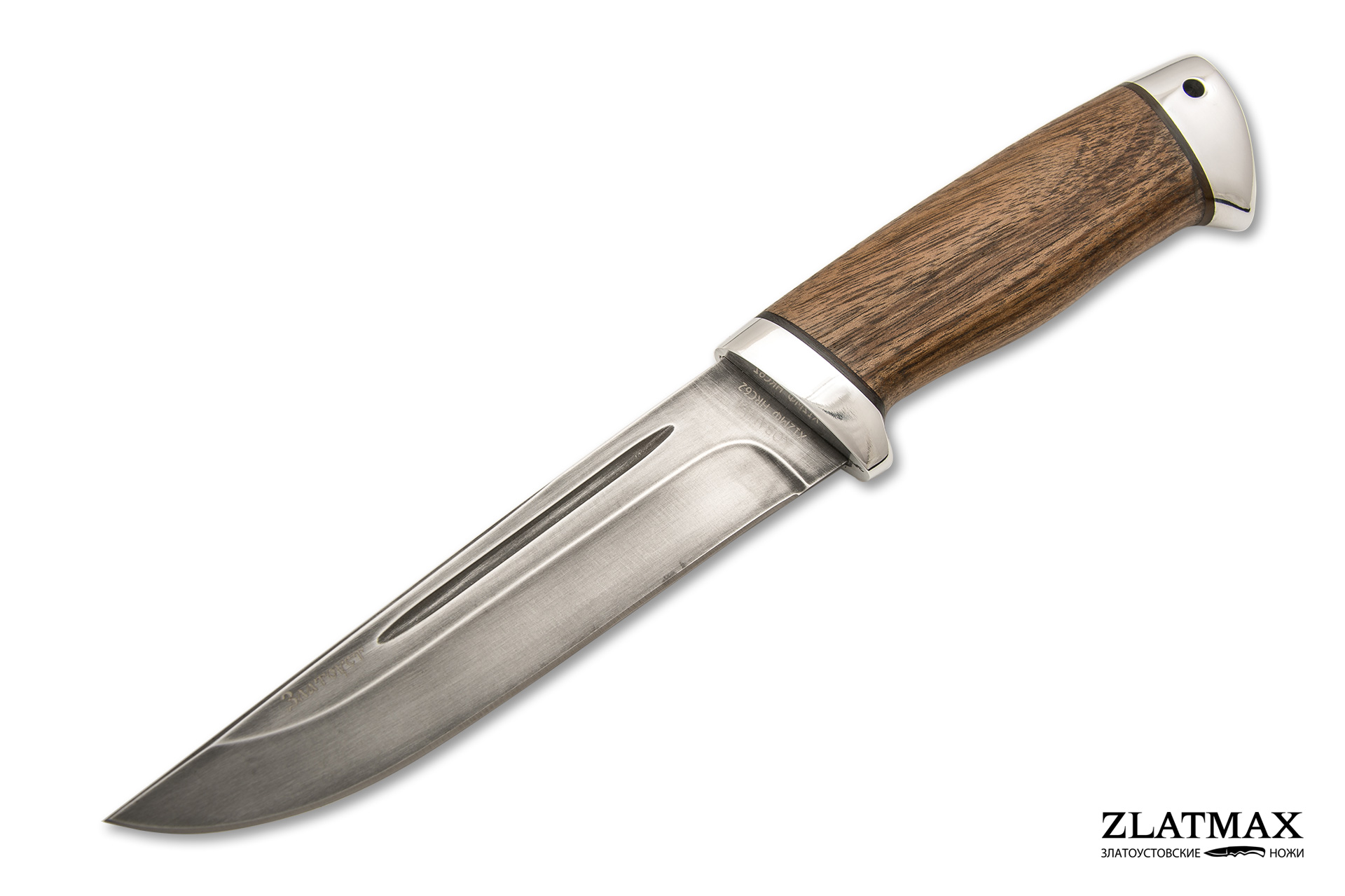 Нож Куница (Х12МФ, Орех, Алюминий)