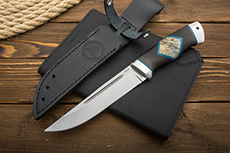 Ножи ЗИК купить в Оренбурге: Нож Куница (95Х18, Комбинированная люкс, Алюминий)