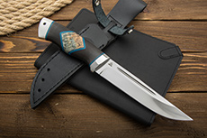 Нож Куница (95Х18, Комбинированная люкс, Алюминий)