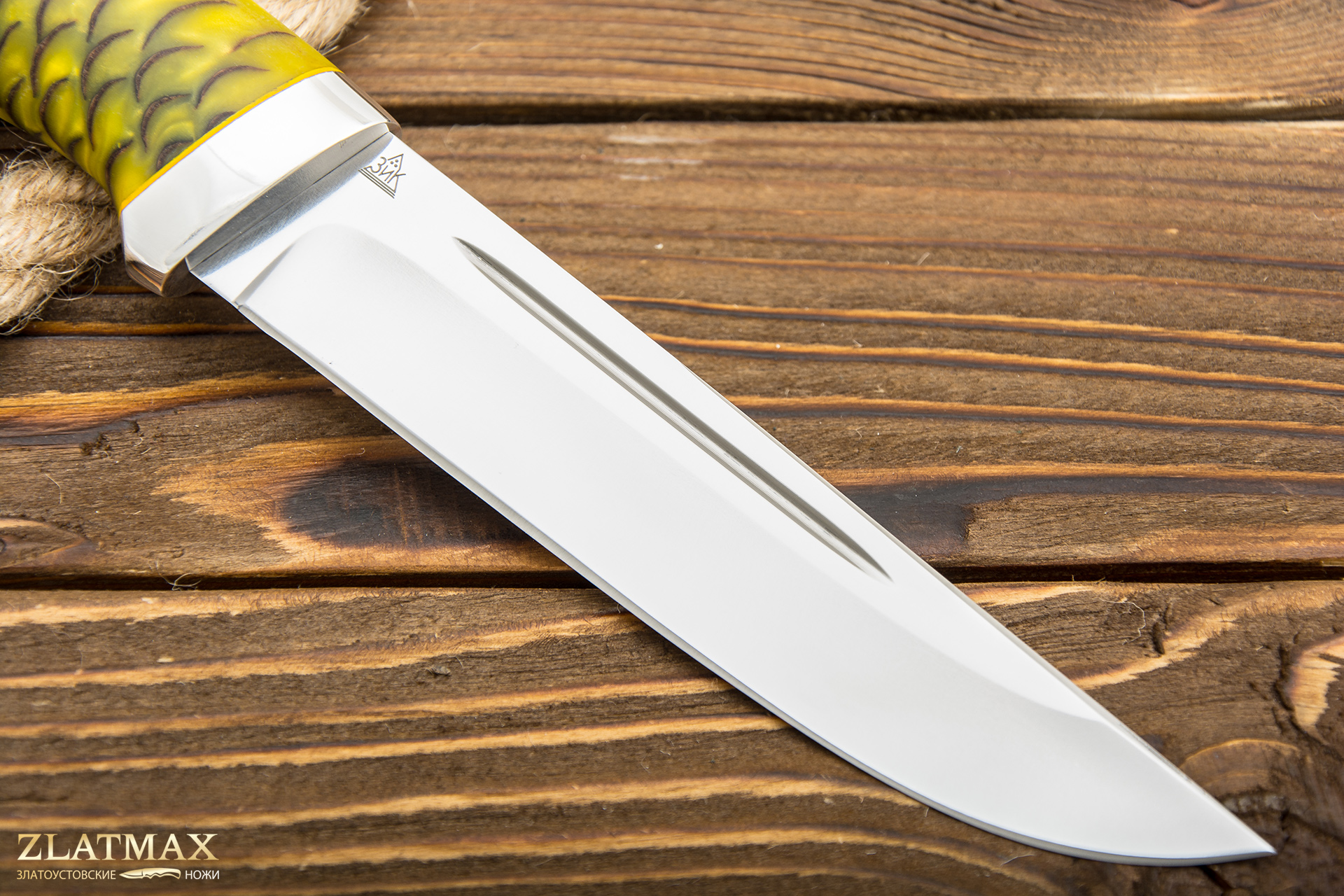 Нож Куница (110Х18М-ШД, Композит шишка, Алюминий)