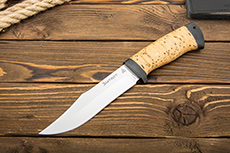 Ножи ЗИК купить в Новосибирске: Нож Койот (95Х18, Наборная береста, Текстолит)
