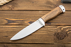 Нож Шашлычок (95Х18, Орех, Алюминий)