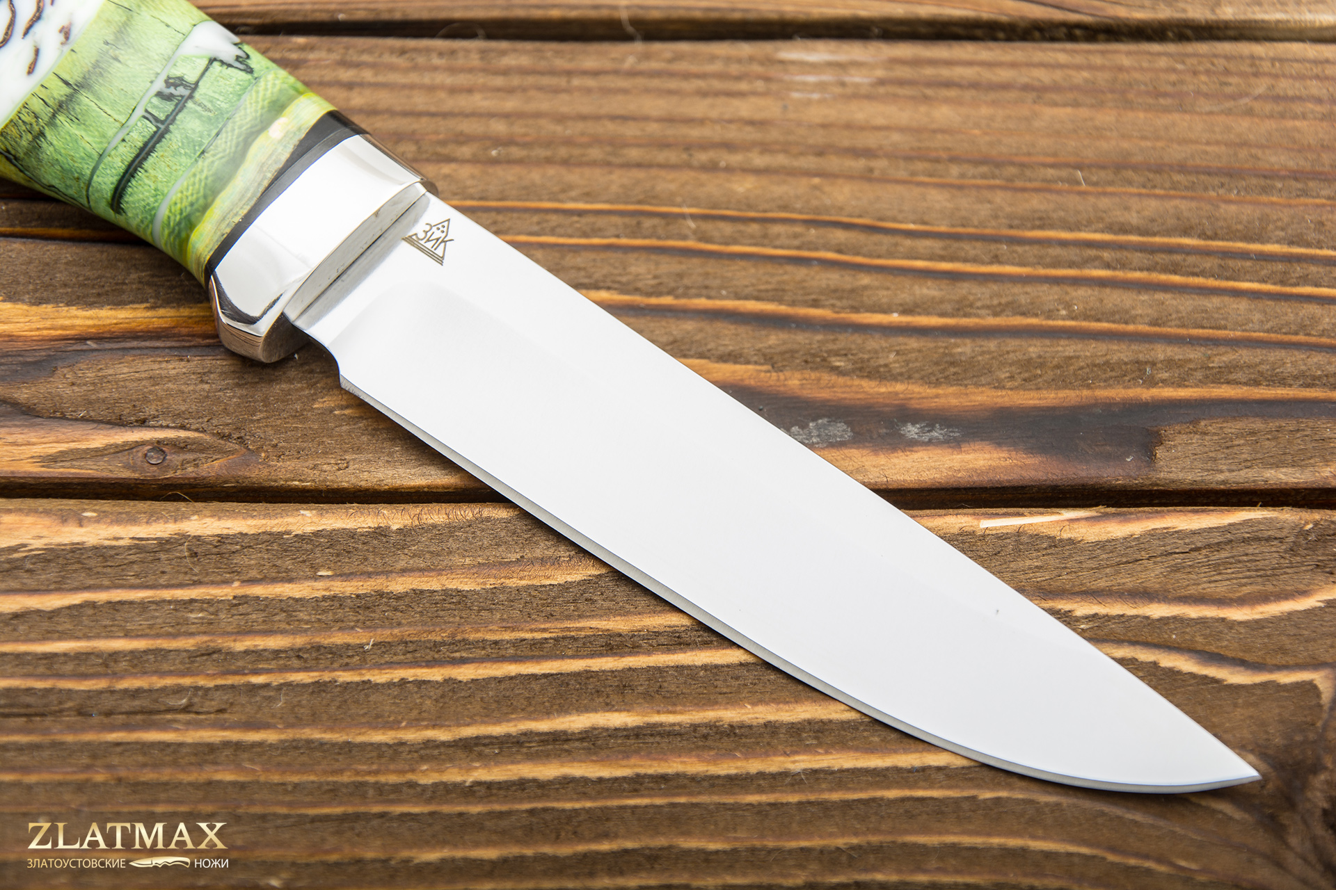 Нож Лесной (110Х18М-ШД, Композит шишка, Алюминий)