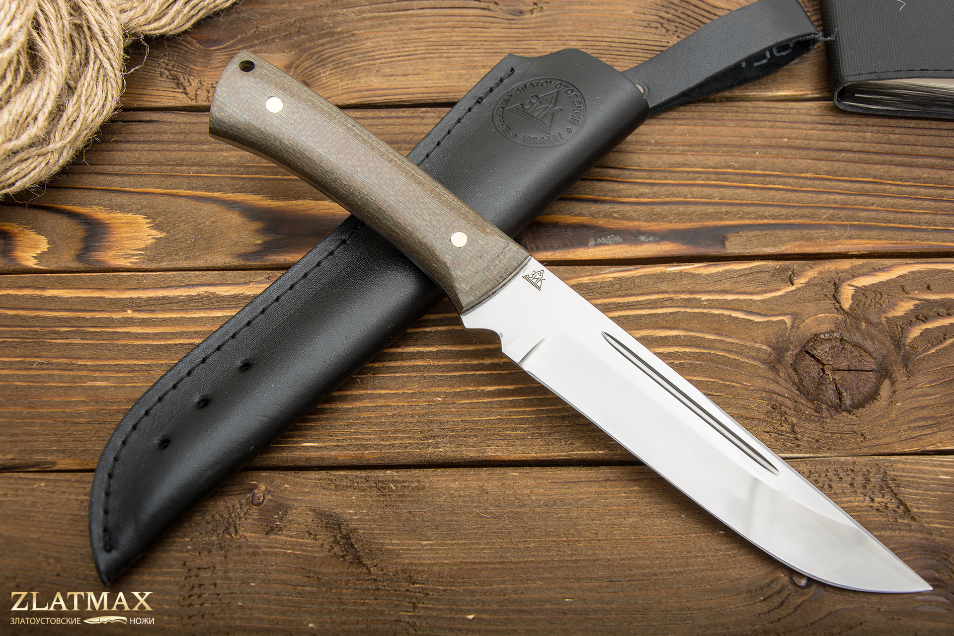 Нож Куница-1 (95Х18, Накладки текстолит)