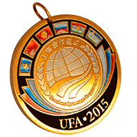 Медаль «ШОС» подарочные медали по вашему эскизу в Екатеринбурге