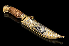 Подарочный нож Н5 украшенный в Омске