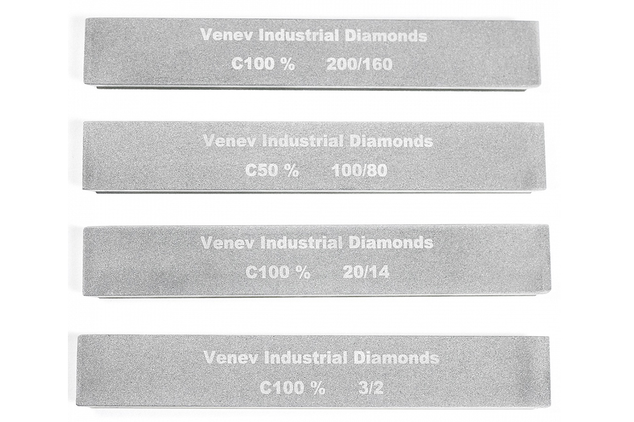 Набор односторонних алмазных брусков премиум
