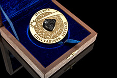 Медаль сувенирная «Челябинский метеорит» в Курске