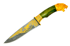 Украшенный нож Енисей в Хабаровске