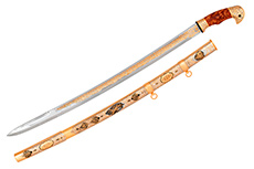 Длинноклинковое оружие купить в Уфе: Казачья Шашка золочёная