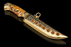 Подарочный нож Н69 подарочный «Степное золото» в Владивостоке