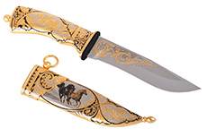 Подарочный нож ЦМ Кони в Чебоксарах