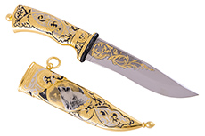 Подарочный нож ЦМ Волк в Тюмени