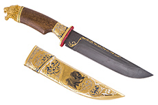 Подарочный нож ЦМ Красный тибетский мастиф в Кемерово