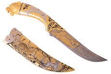 Подарочный нож ЦМ Ягуар в Астрахани