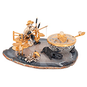 Дорогие подарки купить в Челябинске: Икорница Мальчик рыбак