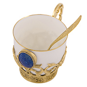 Дорогие подарки купить в Челябинске: Набор кофейный Лазурит литье