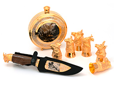 Дорогие подарки купить в Челябинске: Набор охотничий Горная охота