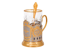 Дорогие подарки купить в Челябинске: Подстаканник МВД РФ