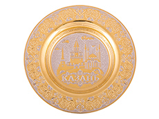 Дорогие подарки купить в Челябинске: Тарель Казань гравюра