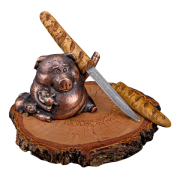 Дорогие подарки купить в Челябинске: Композиция Шура (Дамаск ZDI-1016, Карельская берёза)