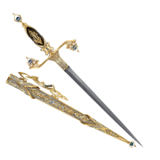 Кортик офицерский купить в Чебоксарах: Кортик Черная жемчужина (Дамаск ZD-0803, Эбен)