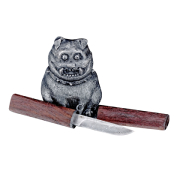 Дорогие подарки купить в Челябинске: Композиция Пес Зубастик (Дамаск ZDI-1016, Орех)