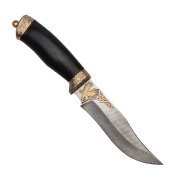 Ножи охотничьи купить в Рязани: Нож Клычок-1 с сюжетом Орел (Дамаск ZDI-1016, Граб)