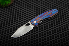 Ножи Knife art Metal купить в Челябинске: Нож складной Урал тимаскус (Дамаск ZDI-1016, Комбинированная)