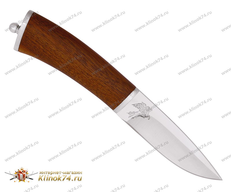 Нож Малек-2 (100Х13М, Орех, Металлический) фото-01