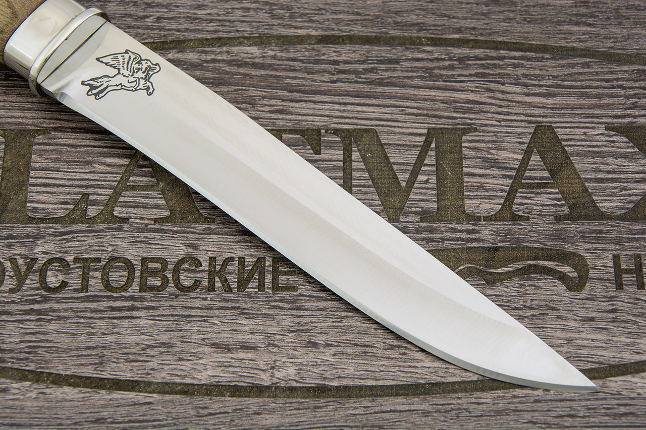Нож Проводник (100Х13М, Орех, Металлический)