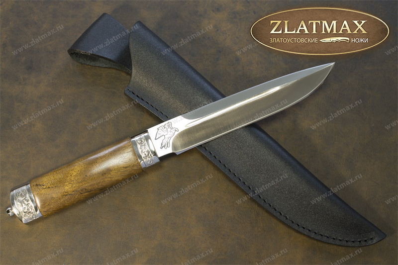 Нож Казарка (100Х13М, Орех, Металлический)
