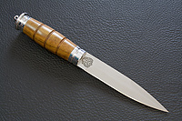 Нож Шилка (100Х13М, Орех, Металлический)