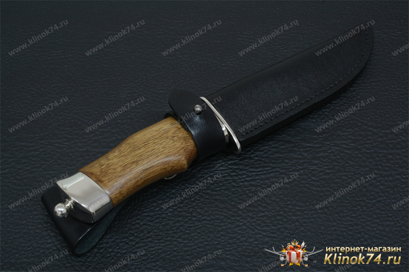 Нож Спец (Дамаск ZD-0803, Орех, Металлический)