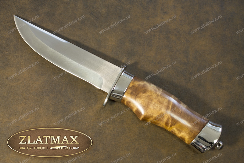 Нож Спец (100Х13М, Берёзовый кап, Металлический)